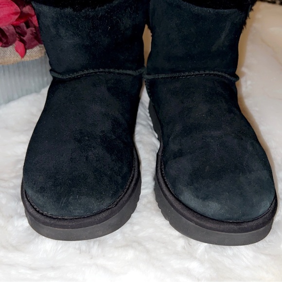 UGG Classic Bling Mini Boot in Black - Picture 7 of 11